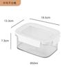 Compartimento caja de almacenamiento de frutas frescas sellada caja conservadora de refrigerador almacenamiento y organización para llevar verduras ensalada Bento