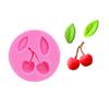 Molde de silicona para fruta fresa cereza molde de azúcar para pastel molde para decoración de chocolate molde para hornear DIY