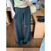 Pantalones Casuales de Tiro Alto con Cordón, Estilo Simple de Moda Otoñal Dulce, Versátiles, Adelgazantes, para Mujer 66907