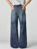 Ropa de Hombre Fengshe / Nuevo de Primavera 2026 Estilo Niche High Street Americano Jeans Holgados de Línea A Vintage Desgastados