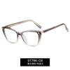 97796 Lámina para Gafas Anti-luz Azul Propiónico Transfronteriza Color Montura Óptica Tendencia Pin CP Marco para Miopía de Mujer Europeo y Americano