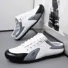 Mocassins Masculinos Slip-On com Bico Fechado, Novo Estilo de Verão, Malha Respirável, Fáceis de Calçar, Modernos, Versáteis, Sapatos Masculinos de Tamanho Grande