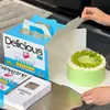 Cajas de Cumpleaños Desechables Portátiles de 6 Pulgadas de Moda para Hornear Postres, Mousses y Pasteles de Capas para Uso Comercial