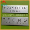 Placa de Nome de Hardware Peça de Logotipo Processamento Personalizado Fabricante de Placas de Metal para Fazer Eletrodomésticos Placa de Liga de Alumínio
