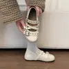 Zapatos de mujer estilo Mary Jane suaves con punta poco profunda y hebilla de cinturón, nuevo modelo de verano 2026, zapatos de mujer cómodos y de moda con lazo