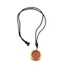 Pingente de Moeda Espírito da Montanha em Latão, Espírito da Montanha Deus do Trovão, Bagua, Moeda de Cobre de Cinábrio, Moeda Antiga de Bronze, Colar Caixa Gawu