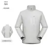 Chaqueta Cortavientos Deportiva Ligera Impermeable Cuello Alto Ropa de Trabajo Exterior Estilo Montaña para Hombre Protección Solar Chaqueta de Montañismo Personalizada