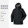 Chaqueta Softshell Ligera de una Sola Capa para Exteriores de Primavera y Otoño con Costuras Completamente Selladas, Cálida, Unisex, Cortavientos, Impermeable, Abrigo con Capucha