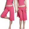 Pantalones de estilo casual de comercio exterior con cintura plegable y tiras de amarre, diseño de cintura baja europeo y americano con efecto de caída, pantalones anchos finos para el día a día