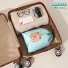 Bolsa de almacenamiento grande para ropa interior, bolsa de almacenamiento de compresión para ropa, juego organizador de embalaje para viajes, bolsa de almacenamiento de viaje