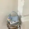 Bolsa de Mão Feminina Fashion Estilo Coreano Pequena Tote Bag Chegada Nova Primavera 2026 Bolsa Quadrada Pequena Simples Chic Bolsa de Ombro Único Transversal