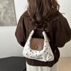Bolsa Tote de Gran Capacidad Estilo Retro, Moda de Puntos de Nueva Ola Otoño e Invierno 2024, Versátil, Mochila Multifuncional para Viajes Diarios