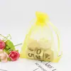 Bolsa para Empaque de Joyería, Bolsa de Malla, Bolsa de Gasa de Organza Transparente, Bolsa de Regalo, Bolsita Cosmética, Logo para Bolsa de Dulces de Boda