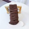 Nuevos Calcetines de Otoño e Invierno 2025 para Mujer, Calcetines Maillard de Otoño e Invierno, Cubrepiernas JK de Punto Blanco Leche, Engrosados y Cálidos para la Nieve