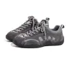 Zapatos de Padre Shougu Vintage de Nicho de Cuero Mate con Suela Gruesa para Mujer, Modelo Nuevo 2026, Zapatos de Entrenamiento Casuales Alemanes Cómodos y Versátiles