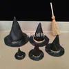 Múltiples Tipos de Sombreros de Elfo de Halloween, Sombreros de Enano, Sombreros de Bruja de Plástico, Sombreros Decorativos DIY de 2.5-7.5 cm