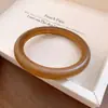 Pulseiras de Madeira Novas Transfronteiriças Europeias e Americanas, Pulseiras Retrô, Simples e Versáteis, Pulseiras de Luxo Leve, de Alta Qualidade e com Temperamento para Mulheres Atacado