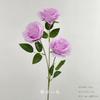 Flores Artificiales para Boda Serie Púrpura Flores Guía de Camino Flores Falsas Decoración Salón de Bodas Materiales Florales para Techo Arreglo de Piso Flores Decorativas Arco Floral