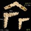Calcomanía de Flor Tallada en Madera Maciza Estilo Europeo Francés Ángulo Flor Panel de Pared Fondo Pared Puerta de Gabinete Decoración de Muebles Cableado Piezas de Flores de Madera