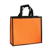 Bolsas de Mão Laminadas TNT para Roupas Infantis, Sacolas de Compras Personalizadas para Lojas de Roupas Masculinas e Femininas, Sacolas Ecológicas, Personalizáveis com Impressão de Logo
