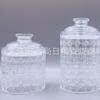 Criativo Pote de Açúcar de Plástico Cristal com Alça Transparente Caixa de Armazenamento de Frutas Secas para Mesa Pote Selado Redondo Grande, Médio e Pequeno para Doces