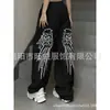 Calça Esportiva Casual da Moda High Street para Homens e Mulheres Transfronteiriça Amazon 2026 Nova Múltiplos Estampados Solta com Cordão Longa