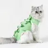 Roupa de Esterilização para Gata Roupa de Desmame para Gata Roupa Pós-operatória Anti-lambedura para Pet Gata Fêmea Gato Gato Tira para Gato Roupa Cirúrgica para Gato
