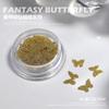 Arte de Unhas Novo Patch de Joia Laser Eletro-óptico Borboleta Adesivo Adesivo de Unha Adesivo de Arte de Unha Rede Social Lote Misto