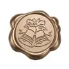 Série de Natal Adesivos de Selo de Cera Bronze Antigo para Envelopes, Convites, Garrafas de Vinho e Decoração de Presentes