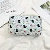 5424 Estuche Acolchado con Relieve de Dibujos Animados, Bolsa de Maquillaje de Mano, Bolsa de Almacenamiento de Gran Capacidad para Mujer, Estuche para Lápices de Papelería para Estudiante con Cremallera