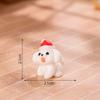 Navidad Transfronteriza Muñeco Cachorro Navideño Casa de Muñecas DIY Resina Artesanía Decoración Accesorios Escritorio Coche Adornos