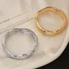 2025 Nuevo Pulsera Curva de Ola para Mujer de Amazon Simple Elegante Versátil de Moda Joyería para Mano