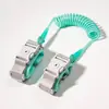 Corda de Tração Infantil, Pulseira de Segurança para Bebê, Cinto de Segurança Anti-Perda Infantil, Alça Giratória Anti-Embaraço, Alça com Trava, Anti-Perda para Crianças