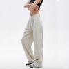 Pantalones Rectos de Pierna Ancha para Mujer de Tiro Alto, con Caída, de Alta Gama, Pantalones de Trabajo Formales Holgados en Stock al por Mayor