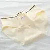 Braguitas de niña cachorra lindas algodón puro transpirables 10A entrepierna extendida antibacteriana tiro medio cubren cadera calzones para estudiante