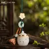 Bolsa de dinheiro de pedra luminosa, bolsa para prosperidade, sachê luminoso, pingente portátil, decoração de quarto, item colecionável para manuseio