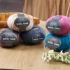 Hilo de lana merino 100% lana pura hilo de peso medio hilo para suéter tejido a mano hilo para gorro tejido a mano aguja de tejer hilo para abrigo