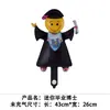 Temporada de Graduación Globos de Papel de Aluminio Búho Transfronterizo Gorro de Doctor Globos con Forma de Trofeo Set de Celebración de Graduación