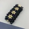 Pulsera bohemia vintage de hilo elástico con cuentas de madera, pulsera tejida a mano de estilo étnico popular transfronterizo
