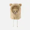 Gorro de Oso, Máscara, Bufanda Todo en Uno para Mujer, Gorro Pullover para Ciclismo de Otoño e Invierno, A prueba de Viento, A prueba de Frío, Cálido, Gorro Protector para las Orejas