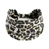 Diadema con Estampado de Leopardo, Cebra y Serpiente Europea y Americana Sexy para Mujer Diadema Elástica Nudo Diadema Deportiva