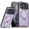 Adecuado para Iphone18Promax, Funda de Teléfono con Soporte Giratorio, Cubierta Protectora Magnética Anti-Caídas para Montaje en Coche Apple 17
