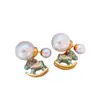 Nuevos Pendientes de Tachuela de Caballo Esmaltados Coloridos Retro Estilo Chino, Exquisitos y de Alta Gama, Lujo Ligero, Simples y Elegantes, Pendientes Impresionantemente Hermosos