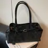 Bolsa Retrô Transfronteiriça para Mulheres, Grande Capacidade, Nova Bolsa de Ombro/Axila Casual Outono/Inverno 2026, Bolsa Tote Texturizada para o Dia a Dia