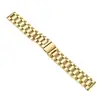 Pulseira de Aço Inoxidável Três Contas Adequada para Samsung Watch 7 e Relógios Huawei Gt, Pulseira de Metal Três Contas 20/22mm