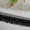 Industria Pesada Tubo de Tres Secciones Tres Filas Orugas Bigotes Colgantes Decoración de Cintura Hecha a Mano Borde de Malla DIY Ropa Sombrero Accesorios Accesorios