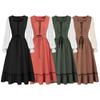 [En Stock] Vestido Pastoral Vintage Z Amazon para Mujer Vestido de Baile Disfraz de Cosplay Vestido Retro