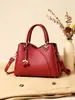 Bolso de Gran Capacidad Modelo Nuevo 2026 Color Sólido Bolso de Mujer Bolso para Mamá Moda para Mujeres de Mediana Edad Bolso Cruzado Versátil