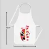 Delantal desechable LOGO personalizado hot pot barbacoa cangrejo de río picante catering invitado antiaceite personalizado