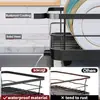 Estante de Almacenamiento de Cocina Transfronterizo Personalizado, Organizador de Platos, Escurridor de Fregadero de una Sola Capa, Estante de Almacenamiento Multifuncional para Vajilla